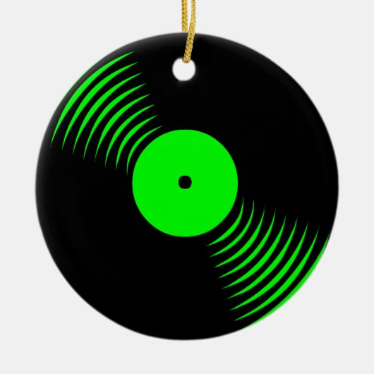 Corey Tiger 80s Retro Vinylplaat Ornament (Voorkant)