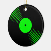 Corey Tiger 80s Retro Vinylplaat Ornament (Links)