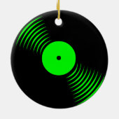 Corey Tiger 80s Retro Vinylplaat Ornament (Achterkant)