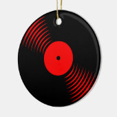 Corey Tiger 80s Retro Vinylplaat Ornament (Links)