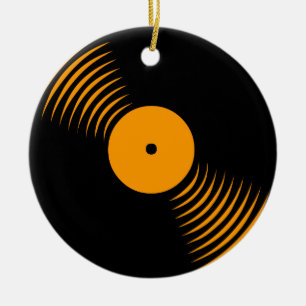 Corey Tiger 80s Retro Vinylplaat Ornament