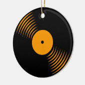 Corey Tiger 80s Retro Vinylplaat Ornament (Links)