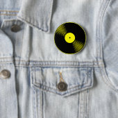 Corey Tiger 80s Retro  vinylplaat Ronde Button 5,7 Cm (In situ)