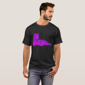COREY TIGER 80'S ROZE LOUNGE TIGER T-SHIRT (Voorkant volledig)