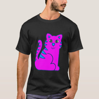 COREY TIGER 80's ROZE SCHATTIGE TIGER T-shirt