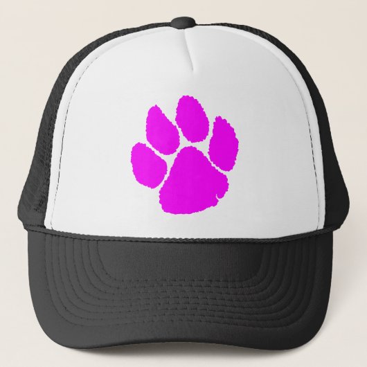 COREY TIGER 80's ROZE TIGERKLauw Trucker Pet (Voorkant)