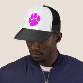 COREY TIGER 80's ROZE TIGERKLauw Trucker Pet (In situ)