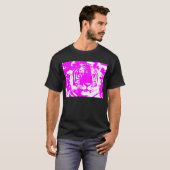 COREY TIGER 80'S ROZE TIJGERGEZICHT T-SHIRT (Voorkant volledig)