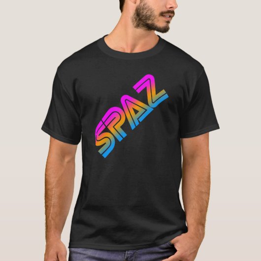 COREY TIGER 80'S SPAZ T-SHIRT (Voorkant)