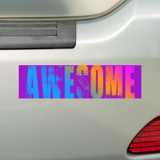 Corey Tiger 80s  Stijl Geweldige Bumpersticker (Op auto)