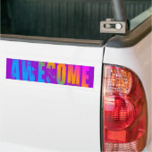 Corey Tiger 80s  Stijl Geweldige Bumpersticker (Op Truck)