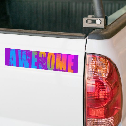 Corey Tiger 80s  Stijl Geweldige Bumpersticker (Op Truck)