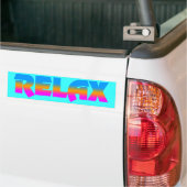Corey Tiger 80s  Stijl RELAX Bumpersticker (Op Truck)