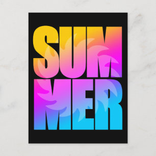Corey Tiger, 80s Summer Sun Briefkaart