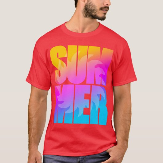 Corey Tiger, 80s Summer Sun T-shirt (Voorkant)