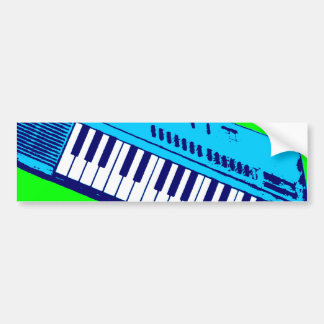 Corey Tiger 80s Synthesizer Keyboard Bumpersticker