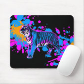 Corey Tiger 80s Tijger Spatten Muismat (Met muis)