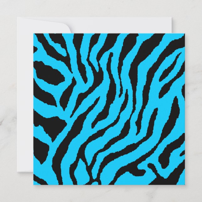 Corey Tiger 80s Tijgerstrepen (Blauw) (Voorkant)