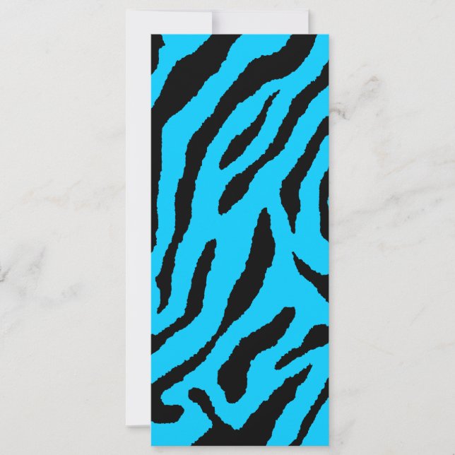 Corey Tiger 80s Tijgerstrepen (Blauw) (Voorkant)