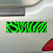 Corey Tiger 80s Tijgerstrepen Bumpersticker (Op auto)