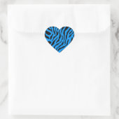 Corey Tiger 80s Tijgerstrepen Hart Sticker (Tas)