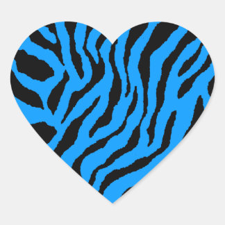 Corey Tiger 80s Tijgerstrepen Hart Sticker