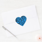 Corey Tiger 80s Tijgerstrepen Hart Sticker (Envelop)