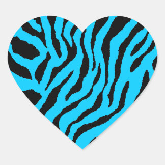 Corey Tiger 80s Tijgerstrepen Hart Sticker
