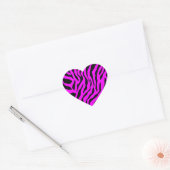 Corey Tiger 80s Tijgerstrepen Hart Sticker (Envelop)