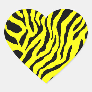 Corey Tiger 80s Tijgerstrepen Hart Sticker