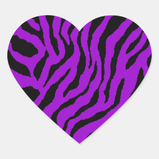 Corey Tiger 80s Tijgerstrepen Hart Sticker