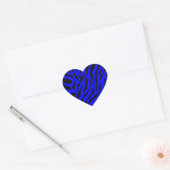 Corey Tiger 80s Tijgerstrepen Hart Sticker (Envelop)
