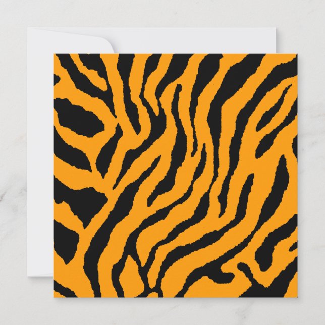Corey Tiger 80s Tijgerstrepen (Oranje) (Voorkant)