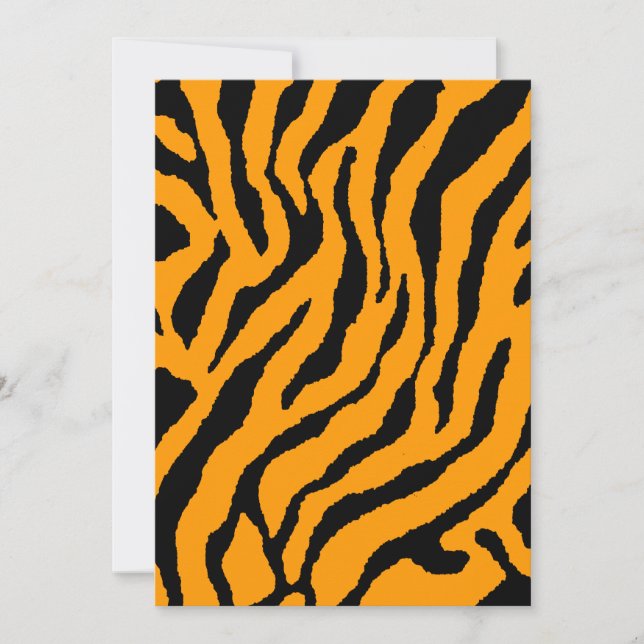 Corey Tiger 80s Tijgerstrepen (Oranje) (Voorkant)