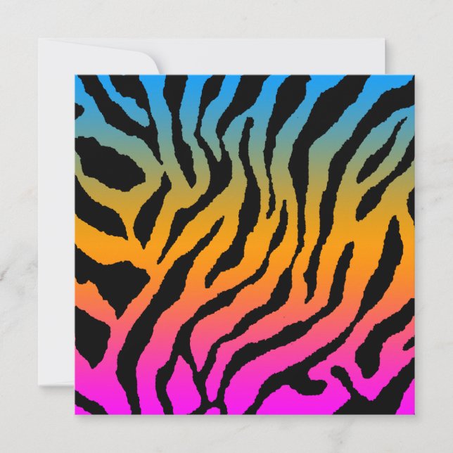 Corey Tiger 80s Tijgerstrepen Patroon (Voorkant)