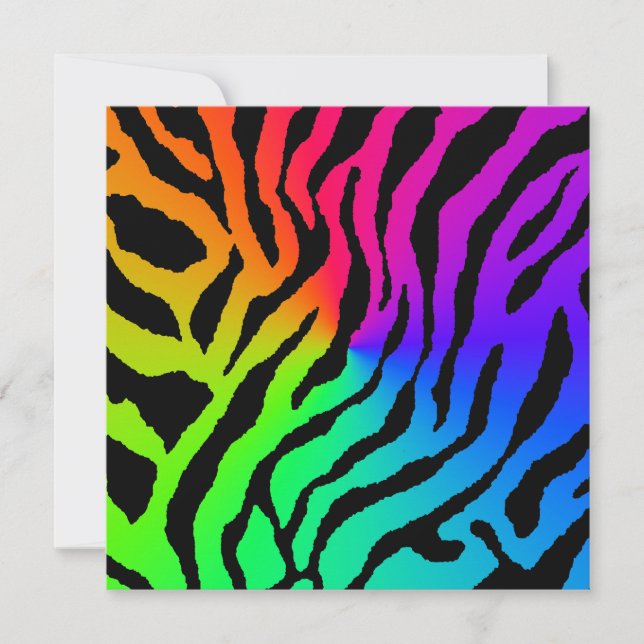 Corey Tiger 80s Tijgerstrepen Patroon (Voorkant)