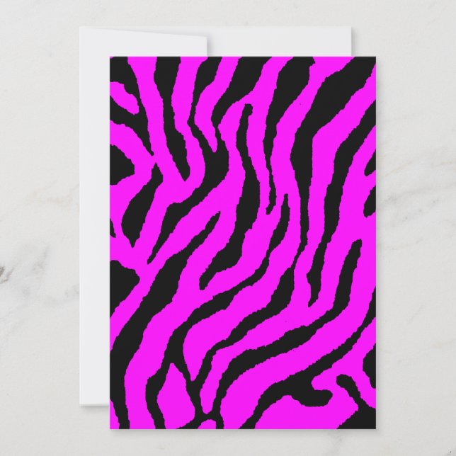 Corey Tiger 80s Tijgerstrepen (Roze) (Voorkant)