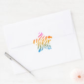 Corey Tiger 80s Tijgerstrepen Ster Sticker (Envelop)