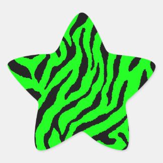 Corey Tiger 80s Tijgerstrepen Ster Sticker