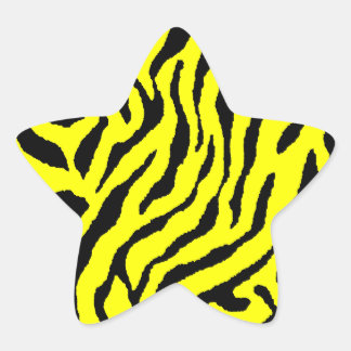 Corey Tiger 80s Tijgerstrepen Ster Sticker