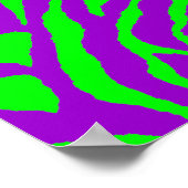 Corey Tiger 80s tijgerstripes Poster (Hoek)