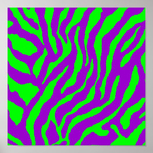 Corey Tiger 80s tijgerstripes Poster (Voorkant)