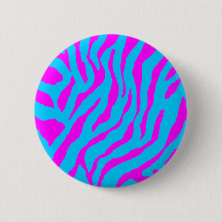 Corey Tiger 80s  tijgerstripes Ronde Button 5,7 Cm