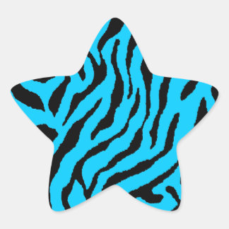 Corey Tiger 80s tijgerstripes Ster Sticker