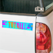 Corey Tiger 80s Totally Spetterverf Bumpersticker (Op Truck)