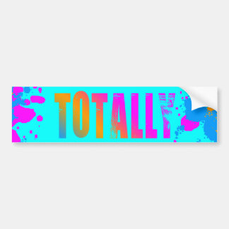Corey Tiger 80s Totally Spetterverf Bumpersticker