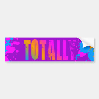 Corey Tiger 80s Totally Spetterverf Bumpersticker