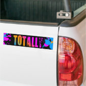 Corey Tiger 80s Totally Spetterverf Bumpersticker (Op Truck)