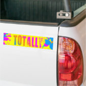 Corey Tiger 80s Totally Spetterverf Bumpersticker (Op Truck)