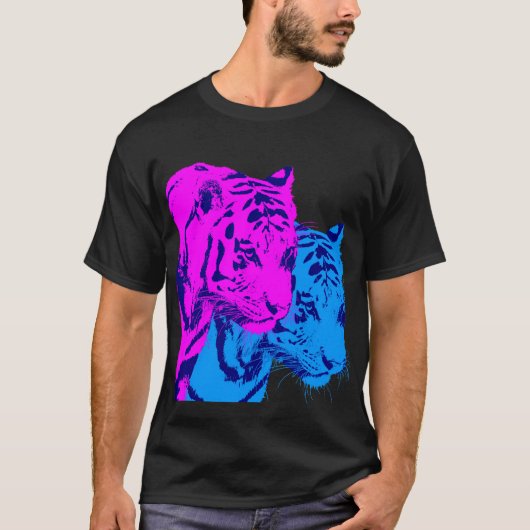 Corey Tiger 80s Twin Tigers T-shirt (Voorkant)
